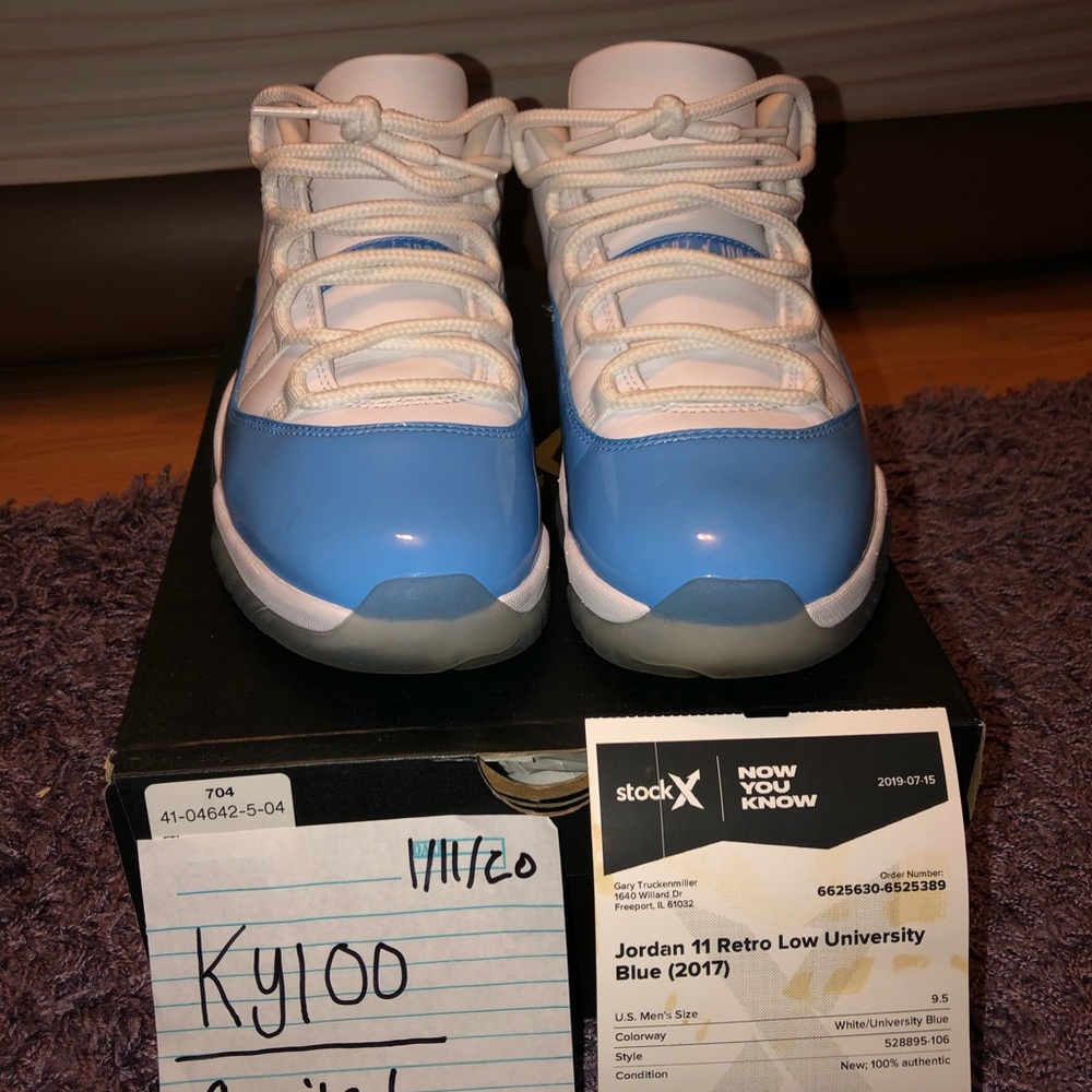 Jordan 11 low University blue